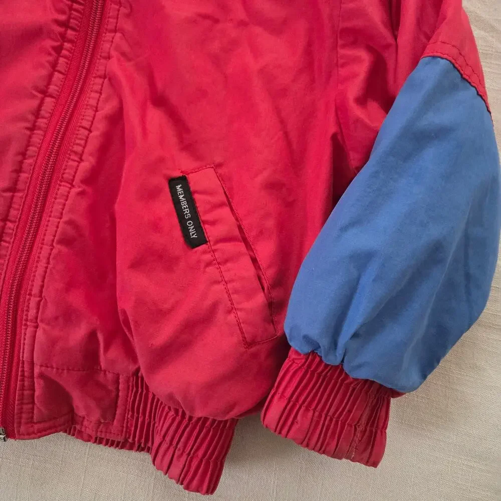 Vintage Members Only Color Block Jacket 4t